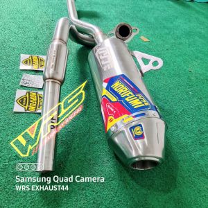 Knalpot Norifumi Rocket 4 SS logo terbaru  pnp wr155 crf150l klx150 Dtracker BF SE