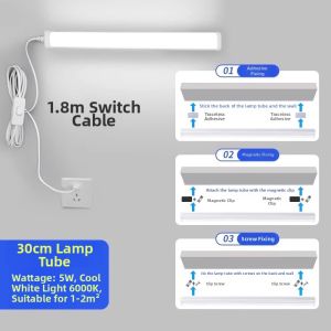 SAINAHEPAN | Plug-and-Play LED Light Tube Ultra Bright Home Lighting
