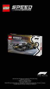 [BrickMonster] LEGO 77252 Speed Champions APXGP Team Race Car from F1® The Movie