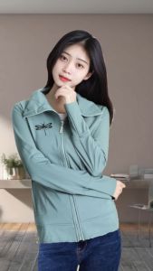 Áo Khoác Nữ Chống Nắng Vải Thun Lạnh In Logo Chuồn Chuồn Thời Trang Hồng Diệp!