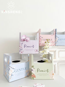 Hộp Đựng Hoa Tươi Uipin Giảm Giá Hộp Đựng Hoa DIY Hộp Đựng Hoa Nghệ Thuật Hộp Đựng Hoa Giấy Ván Lợn Cho Cửa Hàng Bán Hoa Tươi