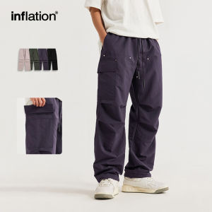 INFLATION brand workwear style mens youth logging straight leg pants 2024 spring/summer trendy brand new product moisture wicking straight leg casual pants