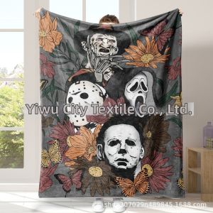 Halloween Movie Theme Customized Fleece Blanket
