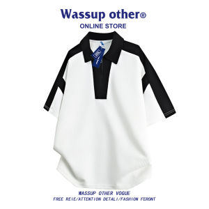 Half Zip Short Sleeve T-Shirt for Men Streetwear Casual