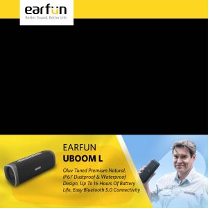 EarFun UBOOM L - JumboBass Portable Bluetooth Speaker with Audio App
