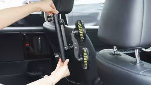 OATSBASF รถพัดลมที่นั่งด้านหลังพัดลมคู่อลูมิเนียมอัลลอยด์สนับสนุนก้านยูเอสบีพัดลมระบายความร้อนด้