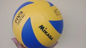 Bola Voli MIKASA MVA300 Bintik Model Pres Extra Bonus NET Voly Asli Import Bahan PU empuk