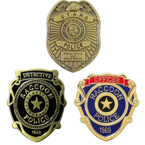 Movie Resident Evil Brooch & Raccoon City Police Detective Badge: A Gift for Women & Men Fans