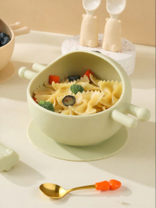 Beeshum | Baby Suction Silicone Heat-Resistant Feeding Bowl