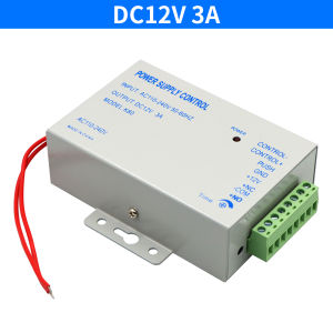 DC12V True 3A/5A เอาต์พุต 100-240V AC Access Control Power Supply Controller Switch Adapter สำหรับล็อคประตูวิดีโอระบบอินเตอร์คอม