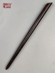 Simple Fashionable Black Ebony Wooden Straight Pin Tail Hairpin Ancient Style Real Wood Tassel Hairpin Retro Hair Accessories