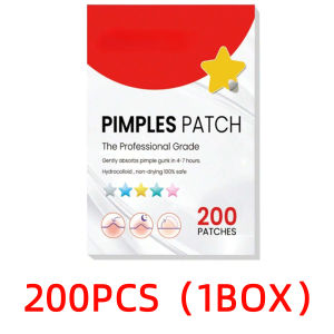 Acne Patch- Star shaped Acne Patch That Can Shrink Pimples Whiteheads With Just One Use Facial And Skin Night Spot (200pcs/ 1B0X