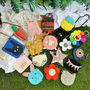 Cute Cartoon 3D Little Sheep Kids Crossbody Bag Girls Fashion Single Shoulder Coin Purse Childrens Bag without Brand