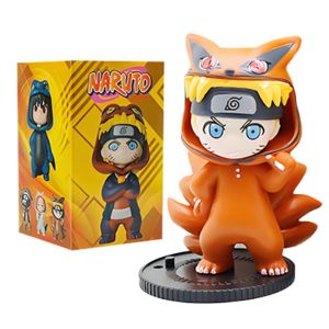 Bandai | 1-9Pcs Naruto Blind Box Figures Model Ornament Anime Uchiha Sasuke Sakura Cosplay Action Figurine Model Toys Decorations Gifts
