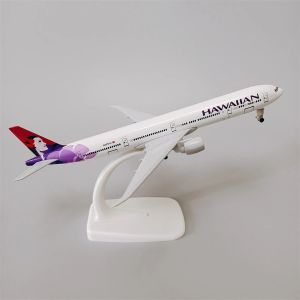 For Hawaiian B777 Airlines Boeing 777 Airways Airplane Model Plane 20cm Aircraft Alloy Diecast Plane Model With Landing Geal