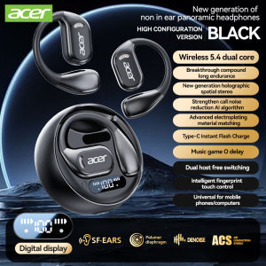 [Official Acer Genuine Product] Ohr510 Wireless Bluetooth Headphones Open Design Comfortable to Wear for Sports Running Fitness Compatible with Mobile Phones Tablets Laptops Multiple Devices