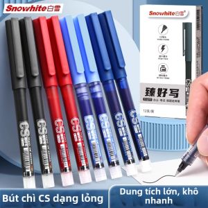 Snowhite | Exam Specialized CS Tip Large Capacity Quick Drying Roller Ball Pen