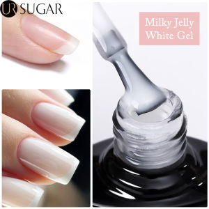UR SUGAR 7ml Milky White Jelly Gel Polish Soak Off UV Gel Nail art Polish Varnish Semi-permanent Nail Art UV LED Varnish