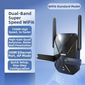 Comfast | WiFi6 Signal Booster Repeater 5GHz Dual Band Gigabit Speed Wall Penetration Long Range XR187