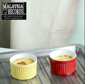 Household Colorful Ceramic Baking Tray Pudding/Lining Bowl/Cookware/Bakeware Oven/Breakfast/Dessert