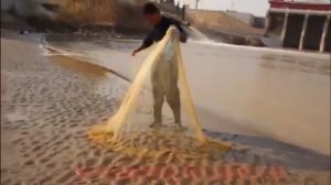 Jaring cor tangan tradisional jaring lempar tangan jaring putar kuno jaring cor benang nilon benang ban jaring ikan jaring ikan lempar tangan jaring ikan mudah dilempar