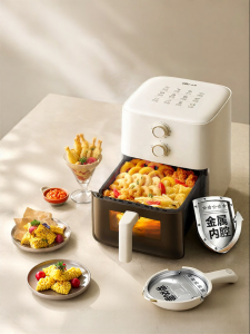 Bear | New Visible No-Flip Small Air Fryer Oven
