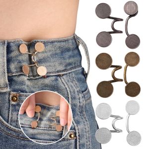 Jeans Waist Button Snap Adjustable Detachable Metal Belt Buckle DIY Pant Waistband Shorten Sewing Tools