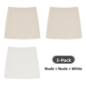 Miiow | High-Waist Womens Ice Silk Seamless Safety Underwear Triangle Covering Abdomen Flattening Short Pants Cat Man Invisible Briefs