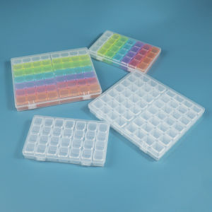 2026 NEW Diamond Embroidery Box Diamond Painting Cross Stitch Tools Accessory Boxes Case Useful Storage Dismountable