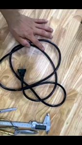 Dây nguồn dài 1m9 dùng cho máy khoan máy cưa máy cắt máy hàn..v.v... - Linh Kiện Điện Tử TAHIKA