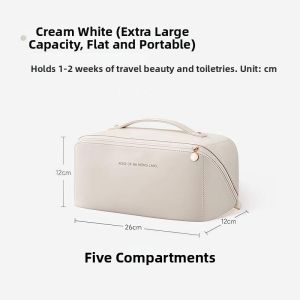 BAIXITANG | Portable Women Makeup Storage Bag Large Capacity Travel