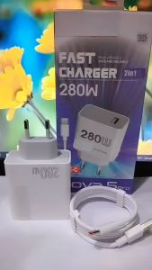 Charger TCNO POVA 5 PRO 280W Fast Charger Support Fast Charging