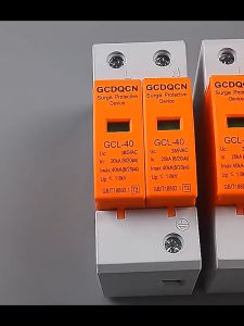 พร้อมส่งจากไทย ไฟกระชากสำรับโซล่าเซลล์ AC ที่ป้องกันแสงอาทิตย 20KA/40KA/60KA - SPD ป้องกันฟ้าผ่า 2P