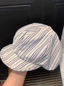 Nón họa sĩ vintage mũ mỏ vịt kẻ sọc thời trang vả kaki thoáng khí phối đồ đi chơi chụp ảnh cực xinh