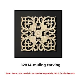 YASISHA | Vintage Style 3D Carved Wood Wall Art