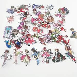 Bandai | 1 Gói Card Captor Sakura Anime Miếng Dán Li Syaoran Nhân Vật Hành Động Mô Hình Trang Trí Vật Dụng Quà Tặng Cho Người Hâm Mộ 6-10Cm Chất Liệu Giấy