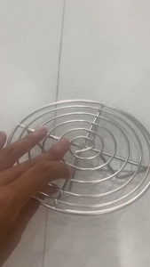 Vỉ nướng lò vi sóng inox 304 không rỉ sét Rộng 16cm Chân Cao 3cm