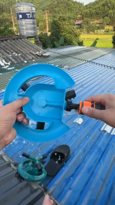 [Mua 10 Tặng 1] Loại Tốt Combo 2 Bộ Vòi Phun Nước Tưới Cây 3 Trục Xoay 360 Độ  Vòi Tưới Cây Tưới Rau Làm Mát Mái Nhà