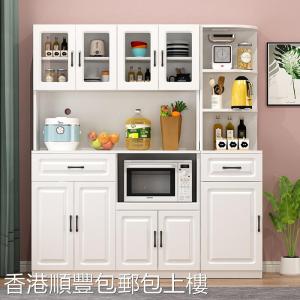 Gassen Modern Minimalist Dining Cabinet Sideboard with Three Drawers Artificial Board Storage Cabinet for Home Kitchen