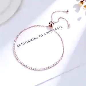 PROMO✨Gelang Serut Adjustable Wanita Imitasi Fashion Berlian Imitasi Gelang Berlian Imitasi Fashion Wanita