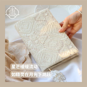 Thêu Ren Thủ Công Nặng Cho Sách Sổ Tay A5A6 Vải Bọc Sổ Tay Sáng Tạo Trang Chủ Đọc Sách Văn Phòng Phẩm Sổ Tay Nhật Ký