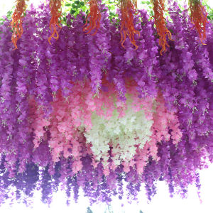 Azgalery PBP102: Tanaman Hias Bunga Wisteria Rambat Juntai