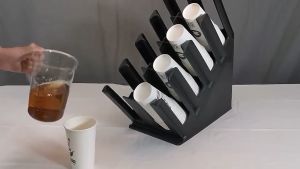 Kệ đựng ly cốc trà sữa cafe - Khay úp cốc chéo - dùng cho take away - nhựa ABS cao cấp Kệ Nhựa Abs Cao Cấp Có Khả Năng Xếp Chồng Kệ Ly Cốc Chịu Nhiệt 12 Tháng - Lazada