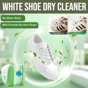 White Shoe Dry Cleaner Whitening Stain Remover Press Shoe Cleaner Multi-Purpose Magic Cleaner Cream Powerful Stain Removal 白鞋清洗剂