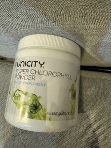 คอลโรฟิลล์Chlorophyll Powder Unicity 100g.ฉลากต่างประเทศ
