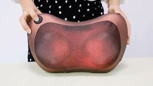 Bantal Pijat Elektrik Portable 8 Bola / Bantal Pijat Leher Punggung Alat Pijit Elektrik / Massage Pillow Mobil Termurah Terbaru Promo