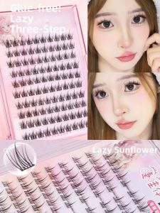 JIEWAYI | Self-adhesive Natural Sunflower Eyelash Extensions Single Cluster