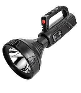 JNL Outdoor Camping Portable Searchlight LED Strong Light Long-Range USB Rechargeable Flashlight T7