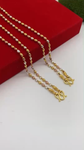 สร้อยคอ (3กษัตริยร) เกรดพรีเมี่ยม ลายหยดนำ อิตาลี     ไม่ลอกไม่ดำ ใส่อาบน้ำได้