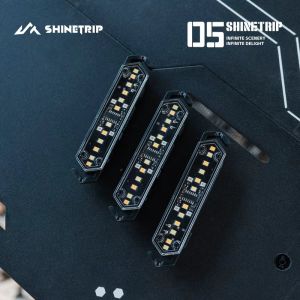 ShineTrip Wind Rope Warning Light 60G Portable Type-C Rechargeable 7 Modes LED Camping Tent Guyline Ambient Safety Lamp
